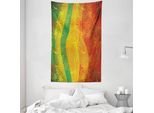 Abakuhaus Arazzo Floreale E Copriletto, Foglie Di Alberi Decidui In Morbido Tessuto Microfibra Lavabile Senza Scolorimento Stampa Digitale, 140 X 230 Cm, Multicolore