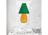 Abakuhaus Tappeto Da Parete E Copriletto Verde Arancione, Mobili Da Scrivania In Morbido Tessuto Microfibra Lavabile Senza Scolorimento, Stampa Digitale, 140 X 230 Cm, Verde Arancione