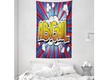 Abakuhaus Abigail Arazzo E Copriletto, Nome Femminile Dei Fumetti In Morbido Tessuto Microfibra Lavabile Senza Scolorimento, Stampa Digitale, 140 X 230 Cm, Multicolore