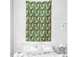 Abakuhaus Arazzo Colorato E Copriletto, Boho Sintesi In Morbido Tessuto In Microfibra Lavabile Senza Scolorimento Stampa Digitale, 140 X 230 Cm, Multicolore