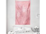 Abakuhaus Arazzo E Copriletto Rosa, Fantasy Primavera Natura In Morbido Tessuto Microfibra Lavabile Senza Scolorimento Stampa Digitale, 140 X 230 Cm, Rosa Pallido Rosa Cipria