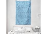 Abakuhaus Arazzo E Copriletto Paisley, Ottomano Vintage Shabby In Morbido Tessuto Microfibra Lavabile Senza Scolorimento, Stampa Digitale, 140 X 230 Cm, Viola Blu Bianco