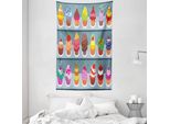 Abakuhaus Arazzo E Copriletto Dessert, Muffin Multistrato In Morbido Tessuto Microfibra Lavabile Senza Scolorimento Stampa Digitale, 140 X 230 Cm, Multicolore