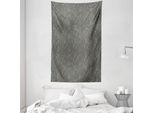 Abakuhaus Arazzo E Copriletto, Boho Skizze-Kunst In Morbido Tessuto Microfibra Lavabile Senza Scolorimento Stampa Digitale, 140 X 230 Cm, Viola Grigio Turchese