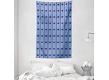 Abakuhaus Arazzo E Copriletto Psichedelico, Strisce Caleidoscopiche In Morbido Tessuto Microfibra Lavabile Senza Scolorimento Stampa Digitale, 140 X 230 Cm, Viola Grigio Azzurro