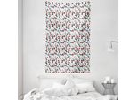 Abakuhaus Arazzo Geometrico E Copriletto, Esagoni E Cubi In Morbido Tessuto Microfibra Lavabile Senza Scolorimento Stampa Digitale, 140 X 230 Cm, Multicolore