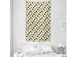 Abakuhaus Giraffa Arazzo E Copriletto, Animali Dello Zoo Puntinato In Morbido Tessuto Microfibra Lavabile Senza Scolorimento Stampa Digitale, 140 X 230 Cm, Multicolore