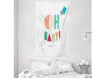 Abakuhaus Oh Baby Arazzo E Copriletto, Stile Geometrico, In Morbido Tessuto Microfibra Lavabile Senza Scolorimento, Stampa Digitale, 140 X 230 Cm, Multicolore