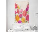 Abakuhaus Arazzo E Copriletto Aster, Giardino Estivo Vintage In Morbido Tessuto Microfibra Lavabile Senza Scolorimento, Stampa Digitale, 140 X 230 Cm, Multicolore