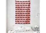 Abakuhaus Scottie Dog Arazzo E Copriletto, Pinky Animal Romance In Morbido Tessuto Microfibra Lavabile Senza Scolorimento Stampa Digitale, 140 X 230 Cm, Multicolore