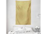 Abakuhaus Arazzo Geometrico E Copriletto, Triangoli Linee Oblique In Morbido Tessuto Microfibra Lavabile Senza Scolorimento Stampa Digitale, 140 X 230 Cm, Multicolore
