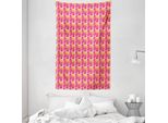 Abakuhaus Arazzo Geometrico E Copriletto, Motivo A Triangoli, Morbido Tessuto In Microfibra, Lavabile Senza Scolorimento, Stampa Digitale, 140 X 230 Cm, Multicolore