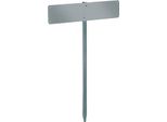 Alberts 690670 Montaggio Della Targa, Da Inserire A Martello, Zincato A Caldo, Altezza Totale 750 Mm