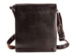 Harold's Pelle Borsa A Tracolla Campo Messengerbag Upend Brown Marrone Scuro