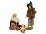 Statuette Alpine Da Travestimento Sacra Famiglia 3 Pezzi, Circa 13 Cm, K 108-01
