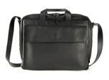Harold's Pelle Borsa Da Ufficio Borsa A Tracolla Con Scomparto Per Laptop Ivy Lane Notebook Businessbag Black Nero