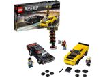 Lego 75893 Speed Champions 2018 Dodge Challenger Srt Demon E 1970 Dodge Charger R/T Set Da Costruzione, Auto Da Rally, Veicoli Giocattolo Per Bambini