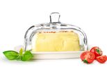 Grande Piattino Per Il Burro Su Piatto Di Porcellana Piattino Per Il Burro Piattino Per Il Burro Frigo Per Il Burro