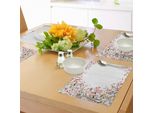 Tovagliette Abakuhaus, Note Musicali Colorate Con Stampa A Tema Festival, Canto, Moda, Decorazioni Da Tavola In Tessuto Resistente Ai Colori Per La Sala Da Pranzo E La Cucina, Multicolore