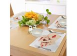 Abakuhaus Tovagliette Alice Nel Paese Delle Meraviglie, Crown Gambler Regina Di Cuori Royal Fairy Flush Faccia Magic Theme, Tiscjdeco In Tessuto Resistente Al Lavaggio Per Sala Da Pranzo E Cucina, Marrone Ecru E Rosso