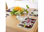 Tovagliette Musicali Abakuhaus, Motivo Jazz Colorato Con Diverse Illustrazioni Silhouette Di Artisti In Stile Boho Retrò, Tovagliette In Tessuto Resistente Ai Colori Per La Sala Da Pranzo E La Cucina, Multicolore