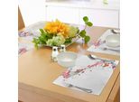 Tovagliette Abakuhaus, Grafica Colorata Con Note Musicali E Farfalle, Tema Ispirato Alla Primavera, Decorazioni Per La Tavola In Tessuto Resistente Al Lavaggio Per La Sala Da Pranzo E La Cucina, Multicolore