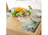 Abakuhaus Tovagliette In Corno Di Cervo, Cervi E Animali Selvatici Nel Parco Naturale Patrimonio Mondiale Dell'umanità Ren-Natur-Szene, Tiscjdeco In Tessuto Resistente Al Lavaggio Per La Sala Da Pranzo E La Cucina, Verde