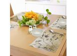 Tovagliette In Bambù Abakuhaus, Sfumature Di Colore Foglie Di Bambù Flessibilità Struttura Radicolare Complessa Immagine Stabile Viaggiatori, Tiscjdeco In Tessuto Resistente Al Colore Per La Sala Da Pranzo E La Cucina, Marrone Crema