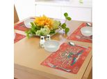 Tappetini Da Yoga Abakuhaus, Tecnica Yoga Con Costume Etnico Disciplina Zen Il Tuo Corpo E La Tua Mente Stampa Artistica, Tiscjdeco In Tessuto Resistente Al Lavaggio Per La Sala Da Pranzo E La Cucina, Crema Verde Acqua Rosso