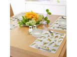 Abakuhaus Tovagliette Con Uccelli, Collezione Flying Rosy Peach Con Uccellini Innamorati, Vita Selvaggia, Piume Colorate, Ali, Tiscjdeco In Tessuto Resistente Al Lavaggio Per Sala Da Pranzo E Cucina, Multicolore