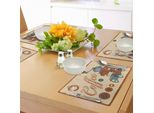 Tovagliette Retrò Abakuhaus, Design Commerciale Artistico Con Camion Vintage E Macinacaffè Vecchio Stile, Decorazioni Da Tavola In Tessuto Resistente Al Lavaggio Per La Sala Da Pranzo E La Cucina, Arancione Crema Grigio