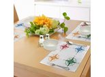 Tovagliette Abakuhaus Con Bussola, Varie Bussole Colorate, Icone Di Orientamento, Campo Magnetico Terrestre, Trovate La Vostra Strada, Decorazioni Da Tavola In Tessuto Resistente Al Lavaggio Per La Sala Da Pranzo E La Cucina, Multicolore