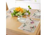 Tovagliette Abakuhaus Con Farfalle, Collezione Di Farfalle Su Sfondo Vintage - Trasformazione Spirituale Delle Falene, Decorazioni Da Tavola In Tessuto Resistente Al Lavaggio Per La Sala Da Pranzo E La Cucina, Multicolore