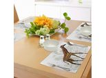 Tovagliette Abakuhaus Batik, Giraffa Della Savana Africana Con Motivi Decorativi Etnici Su Stampa Animale, Tiscjdeco In Tessuto Resistente Al Lavaggio Per Sala Da Pranzo E Cucina, Multicolore