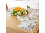 Abakuhaus Tovagliette Con Motivi Marini, Incisione Illustrazione Antica Re Pinguino E Pinguini Cuccioli Natura, Tiscjdeco In Tessuto Resistente Al Lavaggio Per Sala Da Pranzo E Cucina, Verde Oliva
