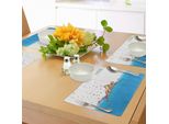 Tovagliette Abakuhaus Olympia, Motivo Con Nuotatore In Piscina E Cerchi Assortiti Di Vari Colori Arte Moderna Colorata, Tovaglietta Decorativa In Tessuto Resistente Ai Colori Per La Sala Da Pranzo E La Cucina, Verde Blu Rosso