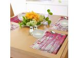 Tovagliette Abakuhaus Retro, Piccole Stelle Luminose Su Sfondo Grunge In Stile Retrò, Tema Celeste, Tiscjdeco In Tessuto Resistente Al Lavaggio Per Sala Da Pranzo E Cucina, Giallo Blu Rosso