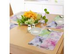 Abakuhaus Tovagliette Libellula, Motivo Con Cornice Floreale Con Libellula E Denti Di Leone, Elaborato Disegno Naturale, Decorazione Da Tavola In Tessuto Resistente Al Lavaggio Per Sala Da Pranzo E Cucina, Multicolore