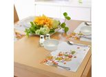 Tovagliette Abakuhaus, Immagine Autunnale Con Foglie Di Acero Canadesi Naturali, Effetti Caldi E Freddi, Tiscjdeco In Tessuto Resistente Al Colore Per La Sala Da Pranzo E La Cucina, Giallo Arancione