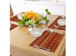 Tovagliette Tribali Abakuhaus, Motivi Folcloristici Africani Antichi, Illustrazioni Decorate Con Motivi Geometrici Tribali, Tiscjdeco In Tessuto Resistente Al Lavaggio Per La Sala Da Pranzo E La Cucina, Arancione Giallo