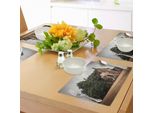 Abakuhaus Tovagliette Rustiche, Casa Antica E Storica Con Edera Dell'oregon Rampicante Sul Tetto - Immagine Naturale, Tiscjdeco In Tessuto Resistente Al Colore Per La Sala Da Pranzo E La Cucina, Beige Verde