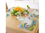 Abakuhaus Tovagliette Colorate, Trippy Flying Butterflies Con Comet Bubbles Colorate Creative Fantastic Design, Tiscjdeco In Tessuto Resistente Al Lavaggio Per La Sala Da Pranzo E La Cucina, Multicolore