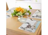 Tovagliette Natalizie Abakuhaus, Bicchieri Con Renne Nerd E Grafica Nordica Scandinava Con Corna Di Renna, Decorazioni Da Tavola In Tessuto Resistente Ai Colori Per La Sala Da Pranzo E La Cucina, Multicolore