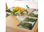 Tovagliette Abakuhaus Hobbits, Casi Di Rivendell Multnomah Waterfall Oregon Con Immagine Hobbit-Elf-Way-Bridges-Scenes, Tiscjdeco In Tessuto Resistente Ai Colori Per La Sala Da Pranzo E La Cucina, Verde