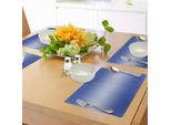 Tovagliette Abakuhaus, Cielo Serale Dopo Il Tramonto, Ispirate Al Giorno E Alla Notte, Colore Blu Scuro, Design Moderno, Tiscjdeco In Tessuto Resistente Al Lavaggio Per La Sala Da Pranzo E La Cucina, Blu Navy