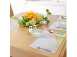 Abakuhaus Tovagliette Astratte, Moderne E Cool Smoke Wavy Come Un Disegno Con Arcobaleno, Opera D'arte Dettagliata, Tiscjdeco In Tessuto Resistente Al Colore Per La Sala Da Pranzo E La Cucina, Multicolore