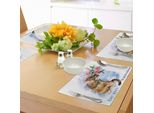 Tovagliette Abakuhaus Per San Valentino, "Be My Valentine"" (Sii Il Mio Valentino) Con Grazioso Gattino E Stampa Floreale, Decorazione Da Tavola In Tessuto Resistente Al Lavaggio Per Sala Da Pranzo E Cucina, Multicolore"