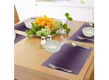 Abakuhaus Tovagliette Ombra, Hollywood Glam Show Ispirato Al Colore Ombre Design Rappresentazione Astratta Immagine Digitale, Tiscjdeco In Tessuto Resistente Al Colore Per La Sala Da Pranzo E La Cucina, Viola