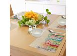 Abakuhaus Tovagliette Autunnali, Punte Di Alberi Astratte Senza Foglie Colorate Ramificate, Fogliame Creativo, Grafica Artistica, Tiscjdeco In Tessuto Resistente Al Colore Per La Sala Da Pranzo E La Cucina, Multicolore