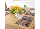 Tovagliette Rustiche Abakuhaus, Porta Da Fienile In Rovere Danneggiato Con Cerniere In Ferro E Crepe Laterali, Tiscjdeco In Tessuto Resistente Al Colore Per La Sala Da Pranzo E La Cucina.